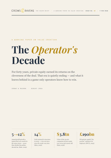 Crows & Ravens Insights: The Operator's Decade